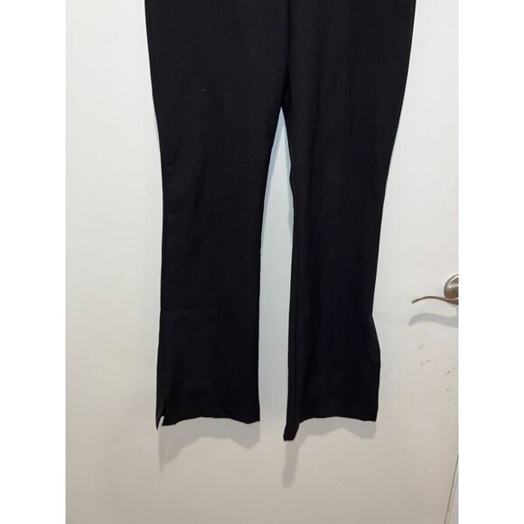 House Of Harlow 1960 Black Pull On Dark Wash Flared Pants Women's Size 6 - Picture 3 of 11